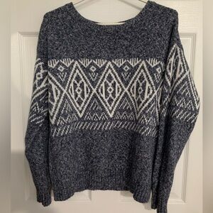 Super soft JESSICA blue/grey sweater